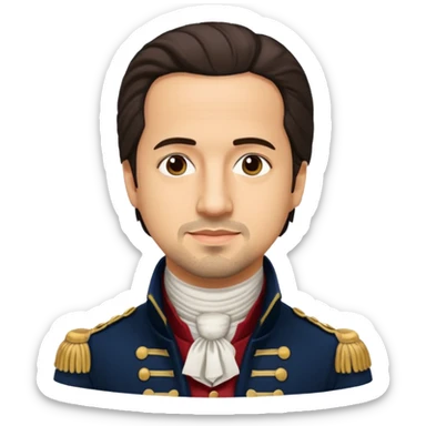 lin manuel miranda as alexander hamilton sticker