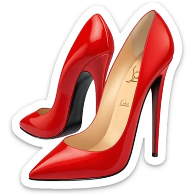 Louboutin heels sticker