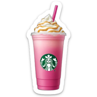 Starbucks pink drink sticker