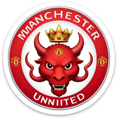 Manchester United Emblem sticker