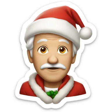 Père Noël Gross est mignon  sticker