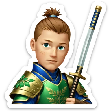 Emerald Samurai sticker