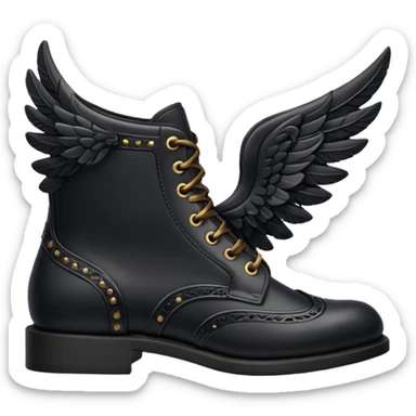 wing shoes sticker