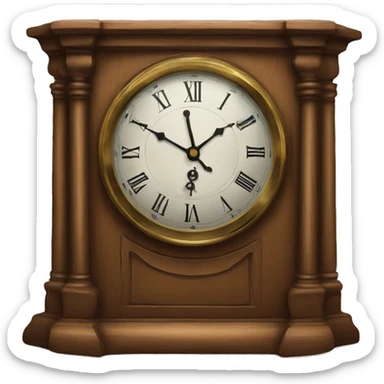 mantel clock sticker