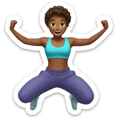 jumping jacks  sticker