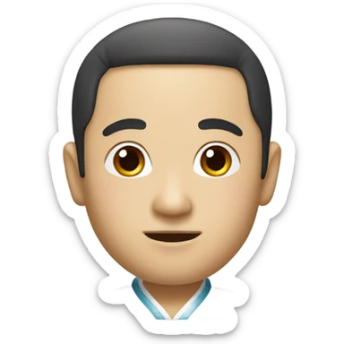 chinese pen cai  sticker