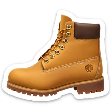 Сделай пару ботинок Timberland в классической расцветке sticker