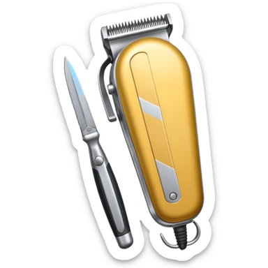 Barber clipper emoji sticker