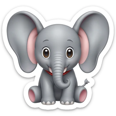 Dumbo emoji sticker