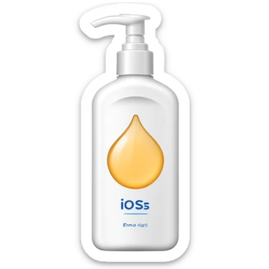 hair lotion emoji sticker