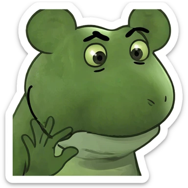 Mickey Mouse with eyelashes, big lips, and thin eyebrows sticker