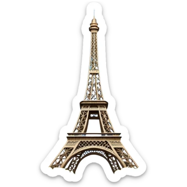 eiffel tower sticker