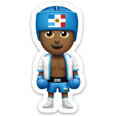 Boxeo uruguay sticker