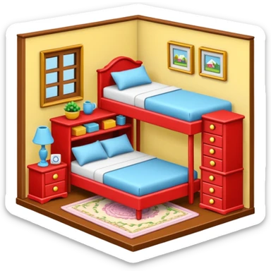 open doll house sticker