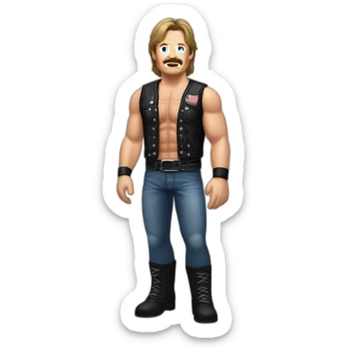 Roddy Piper WWE full body sticker
