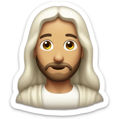 Jesus Christ winking sticker