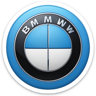 Create BMW logo Emoji sticker