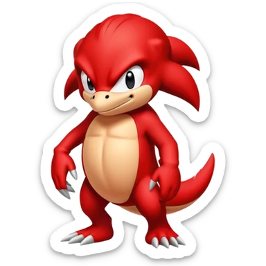 knuckles sticker