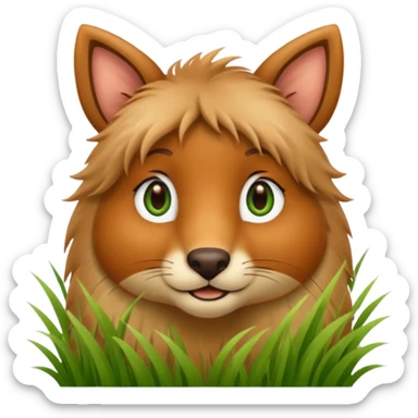 vegetarian animal sticker