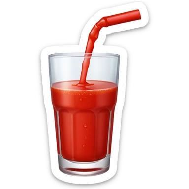 tomato juice sticker