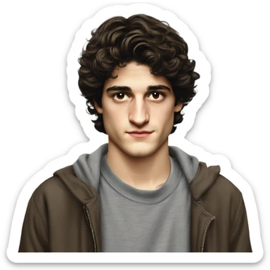 Young Louis Garrel in the 2000s sticker