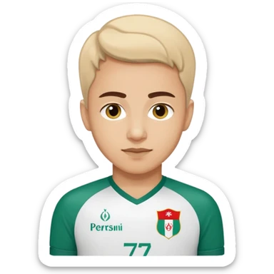 عکس مسی با لباس پرسپولیس تهران با لگو  sticker