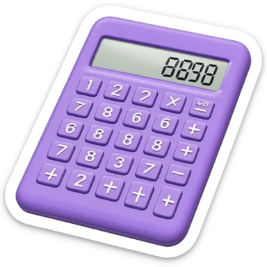 LILAC CALCULATOR sticker