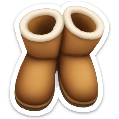 Ugg slippers sticker