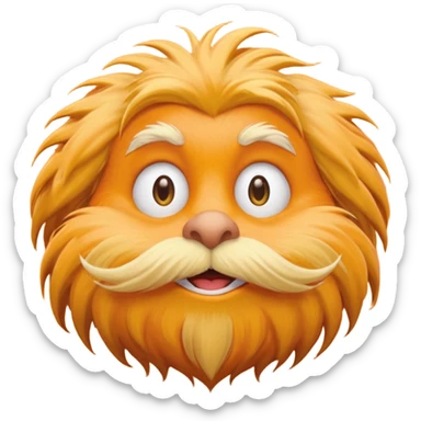 I want Lorax more accurate to the Dr suess film  sticker