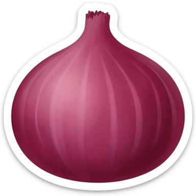 red onion sticker