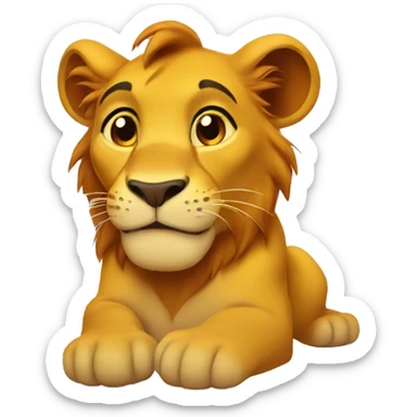 Simba sticker