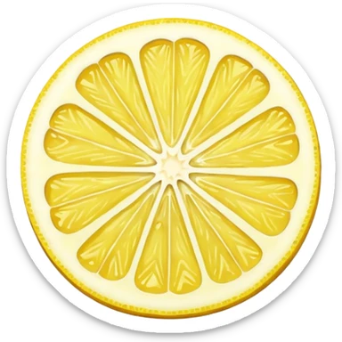 lemon cut sticker