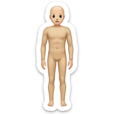 İnsan vücudu ama kafasız sticker