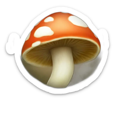 Mushroom in snipper scope sticker