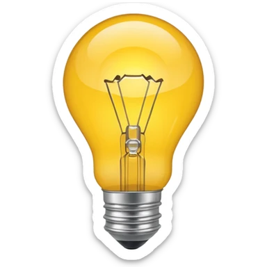 create an emoji that illustrates the word "idea" sticker