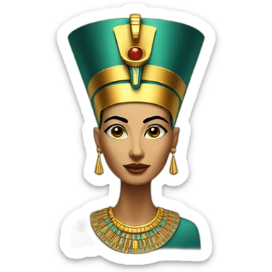 nefertiti sticker