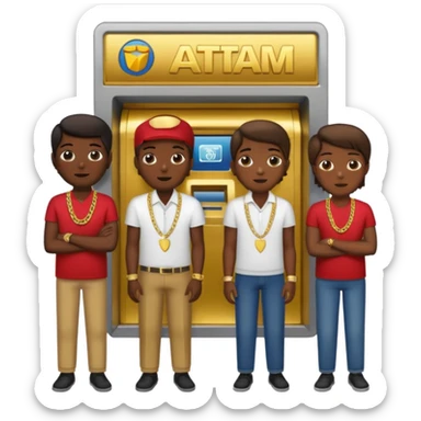 niggas be M.I.A 🏧🏧🏧 sticker