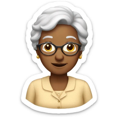 grandma and grandpa  sticker