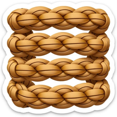 three interlaced cords sticker