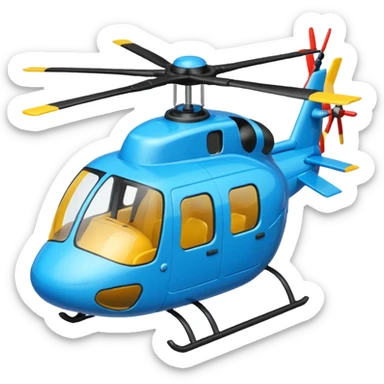 make a little kids helicopter hat sticker