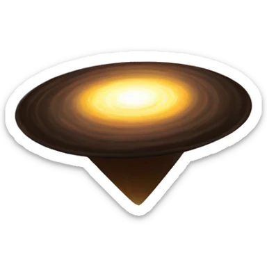 spinning top galaxy sticker