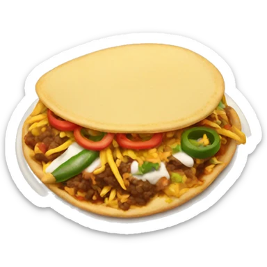 Mexican food sticker