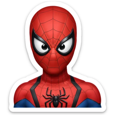 spider man moitié venom sticker