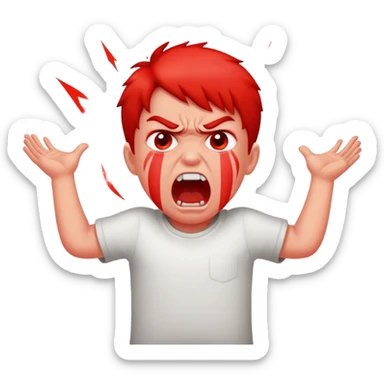 Temper tantrums  sticker