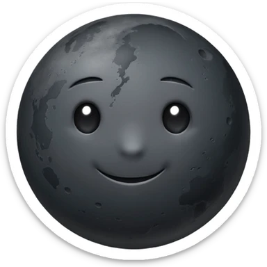 anthracite-colored New Moon sticker