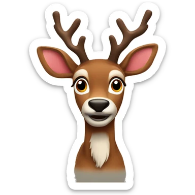 Rudolph, the red rednosed reindeer sticker