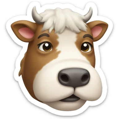 chow cow sticker