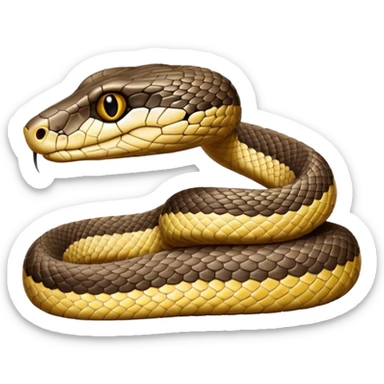 Side eye of a beautiful desert snake sticker