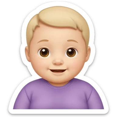 Baby photo lan sticker