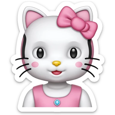 Hello Kitty. Avec ses ami sticker